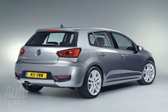 Volkswagen GOLF 7 vue arrière