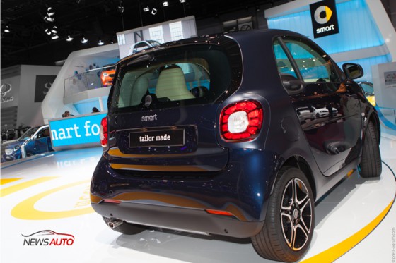 Arrière nouvelle Smart Fortwo