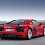 Arrière de la nouvelle Audi R8 V10 Plus
