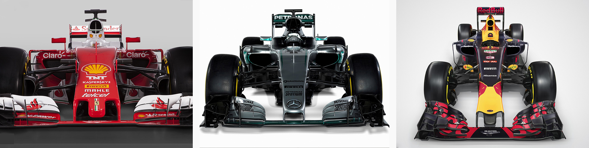 mercedes ferrari red bull