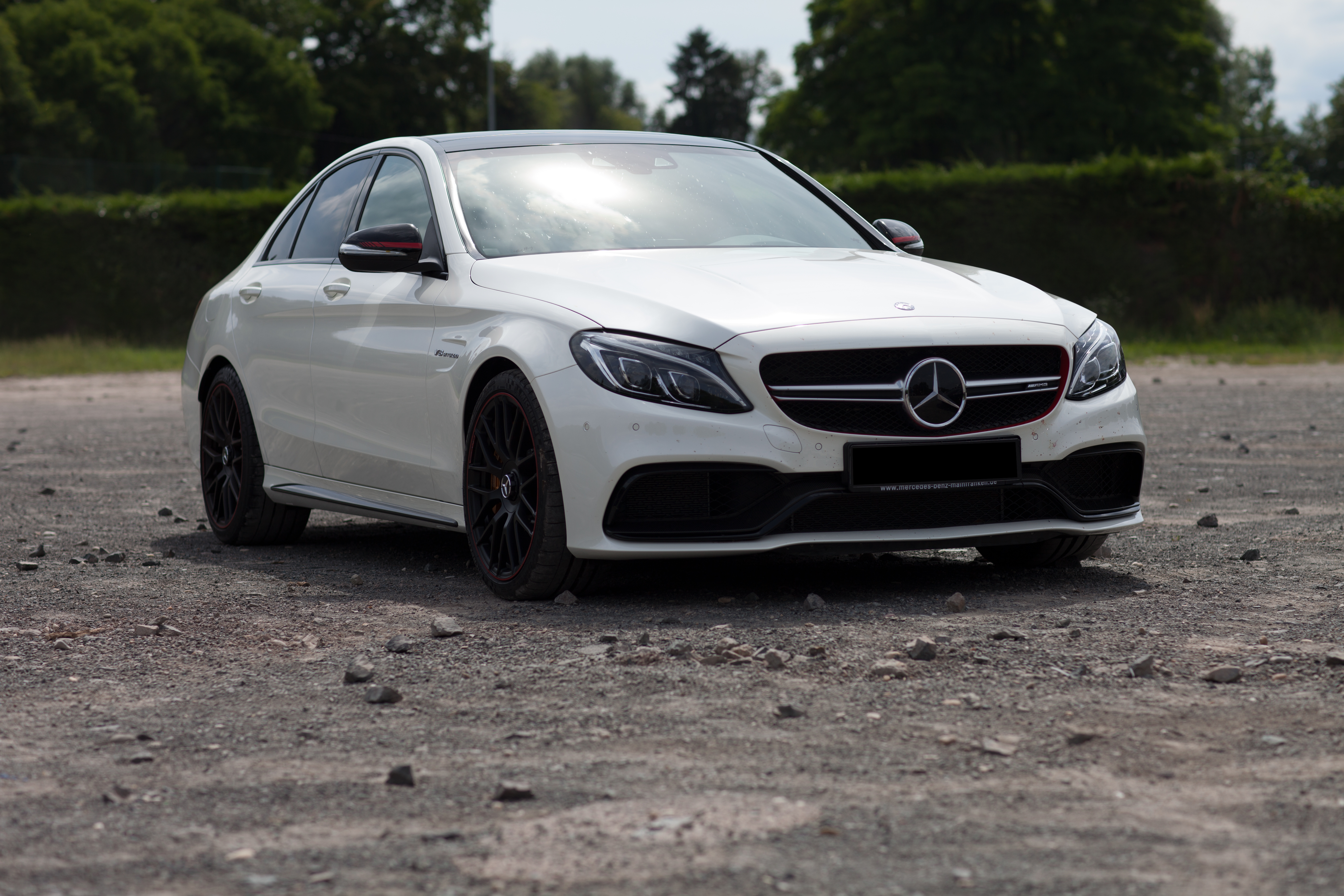 La sportive Mercedes C63 AMG