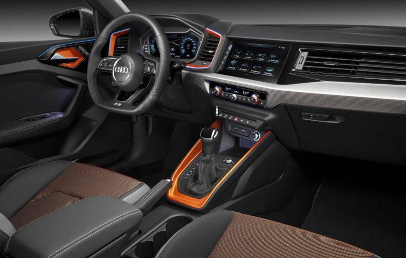 L'intérieur de l'Audi A1 Citycarver