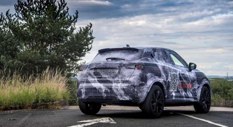 Vue arrière du nouveau Nissan Juke de 2019