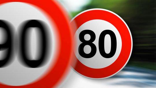 Retour de la vitesse de 90 km/h dans certains départements