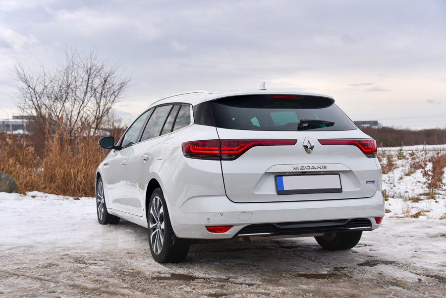 Arrière de la Renault Mégane