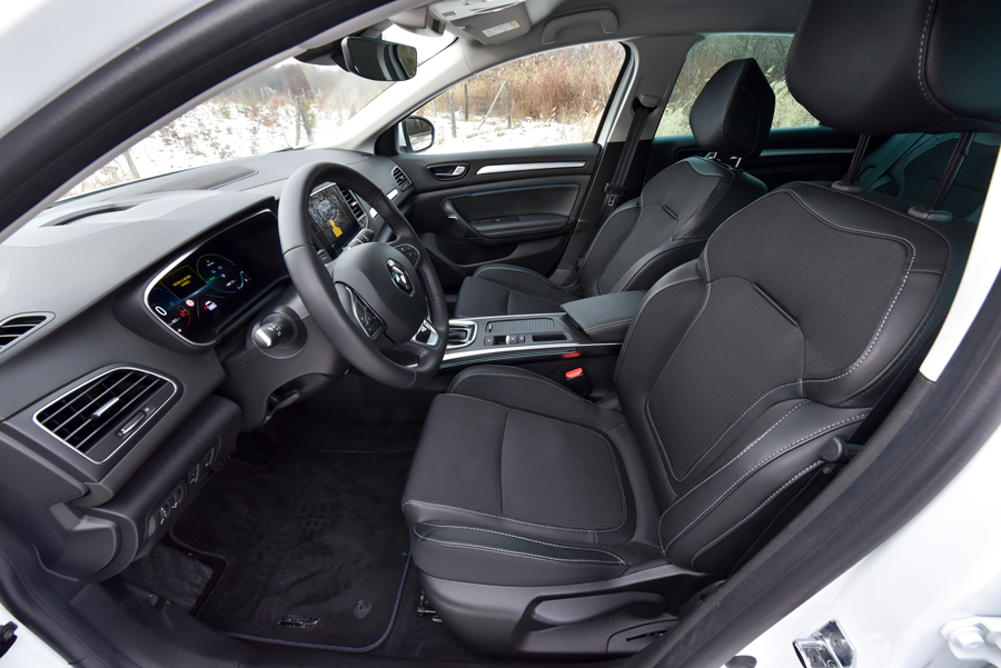 Intérieur de la Renault Mégane
