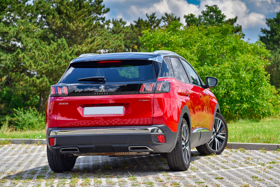 Arrière du Peugeot 3008