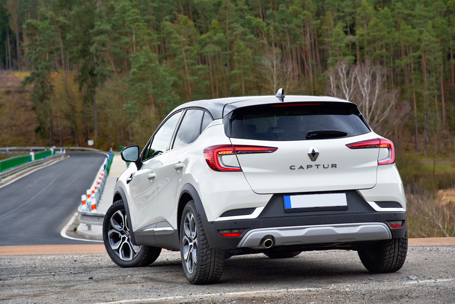 Arrière de la Renault Captur