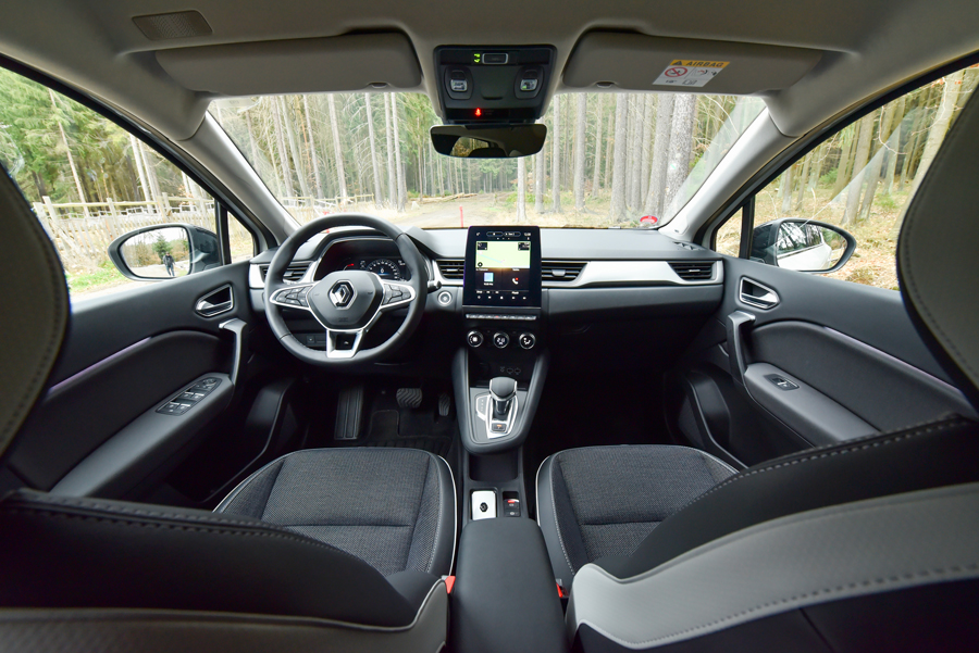 Poste de conduite de la Renault Captur