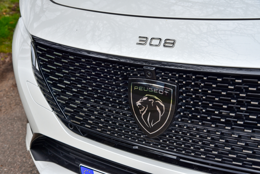Calandre de la Peugeot 308